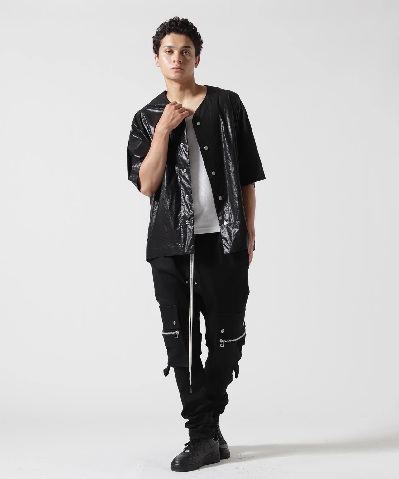 A.F ARTEFACT/エーエフ・アーティファクト/STRECH DENIM SAROUEL SKINNY