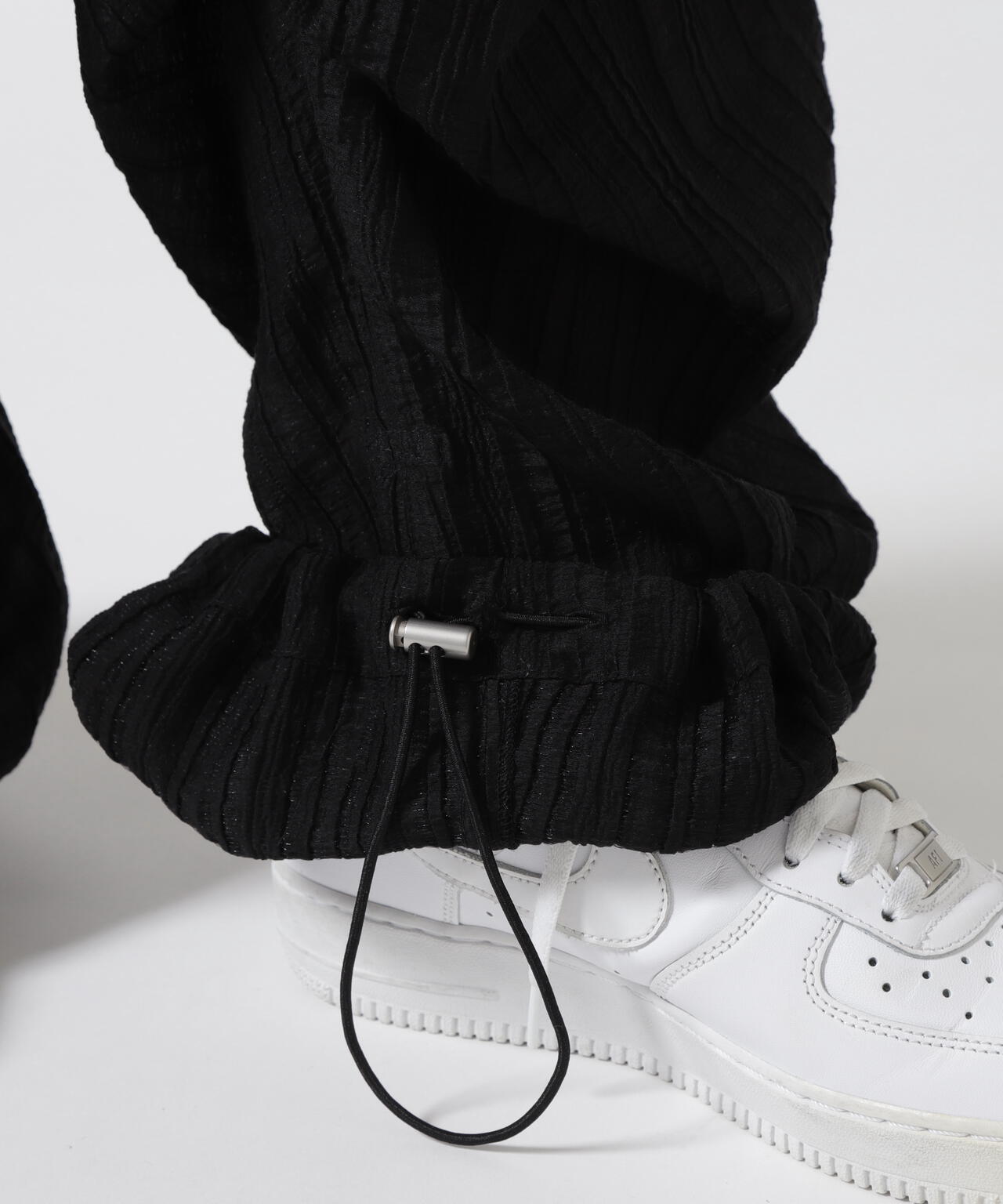 A.F ARTEFACT/エーエフ・アーティファクト/SHEER YORYU TUCK BAGGY PANTS