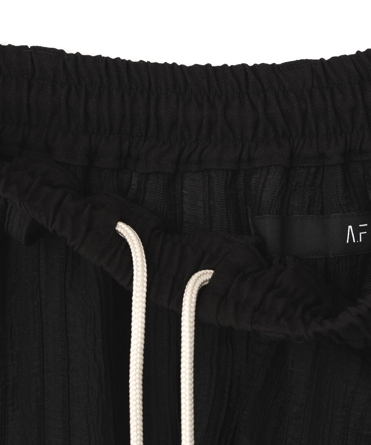 A.F ARTEFACT/エーエフ・アーティファクト/SHEER YORYU TUCK BAGGY PANTS