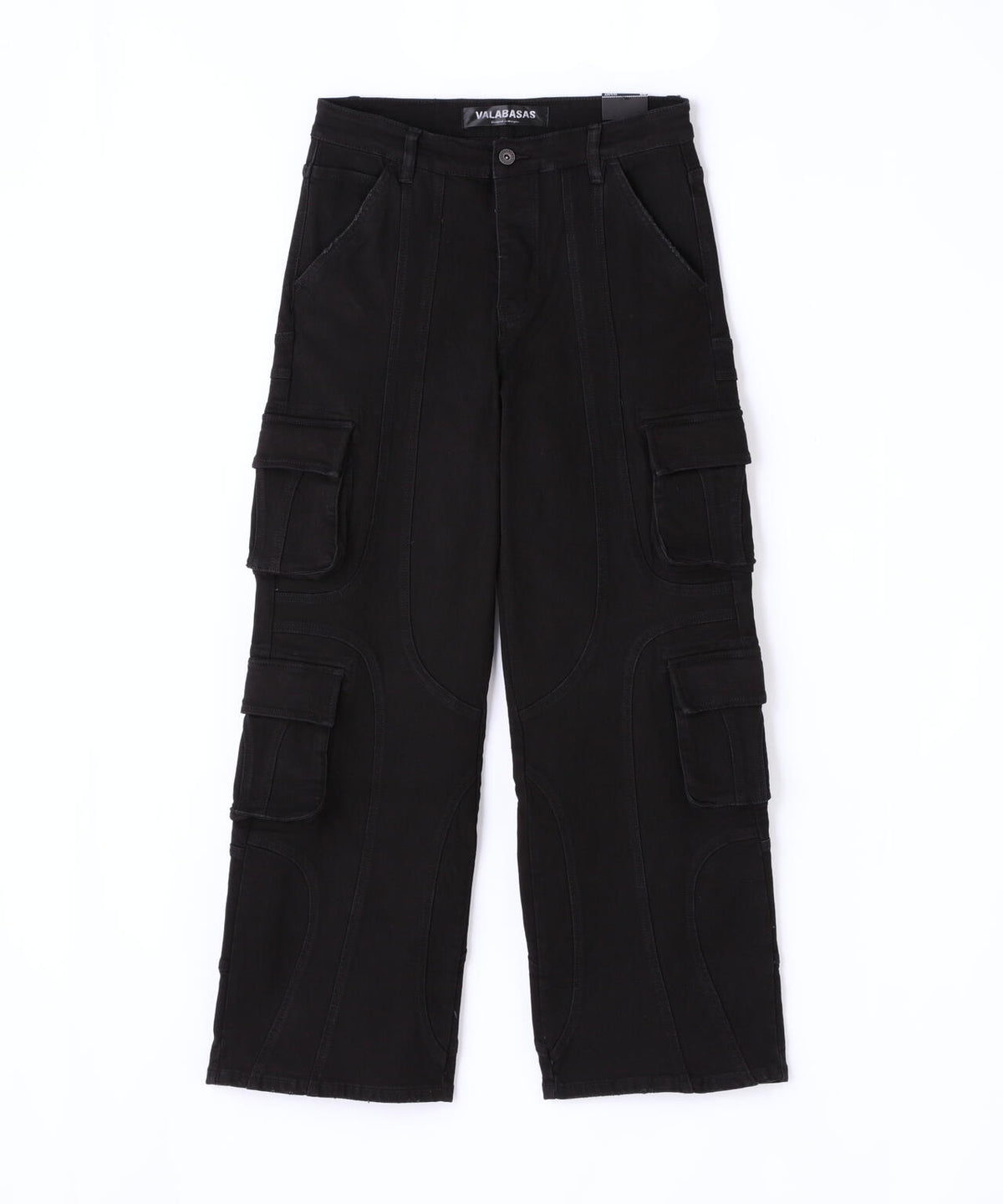 Valabasas/バラバサス/PATCH FADE BLACK BAGGY J