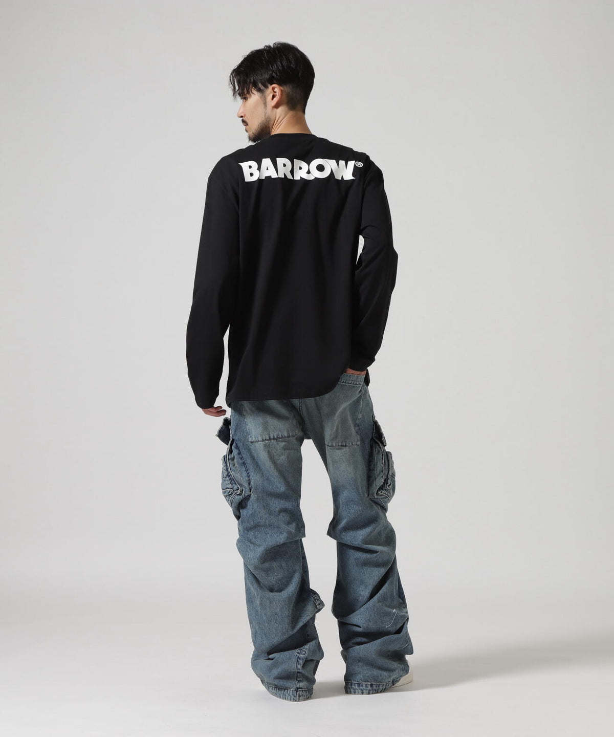 A.F ARTEFACT/エーエフ・アーティファクト/DENIM CARGO TUCK BAGGY PANTS