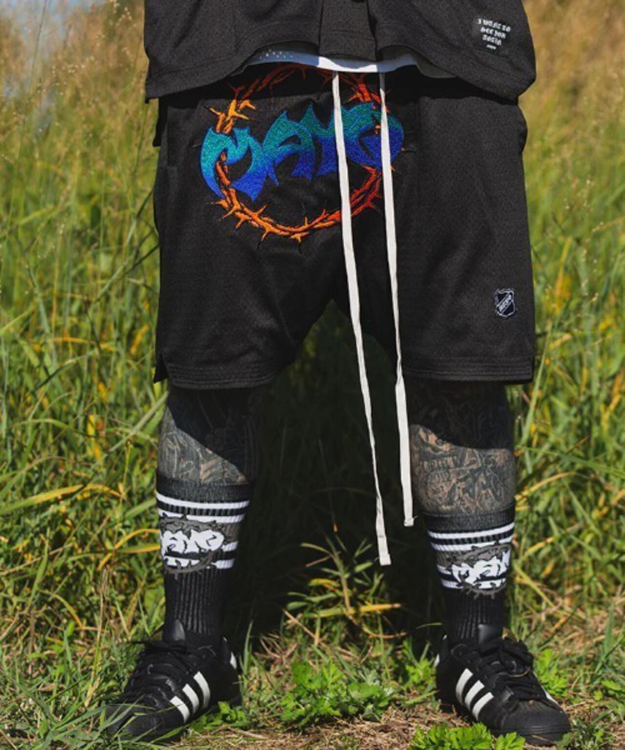 MAYO/メイヨー/THORNS EMBROIDERY GAME SHORTS