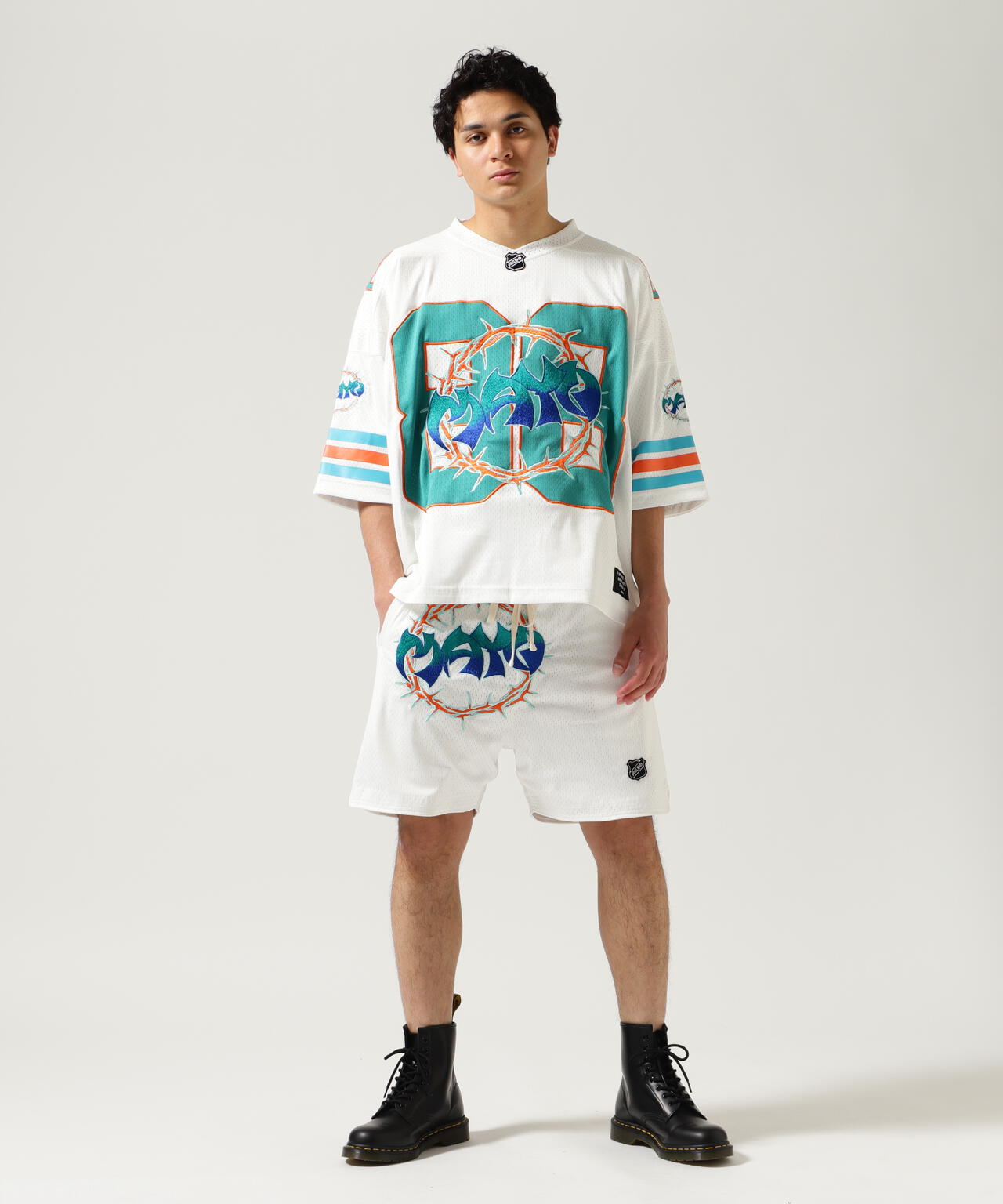 MAYO/メイヨー/THORNS EMBROIDERY GAME SHORTS