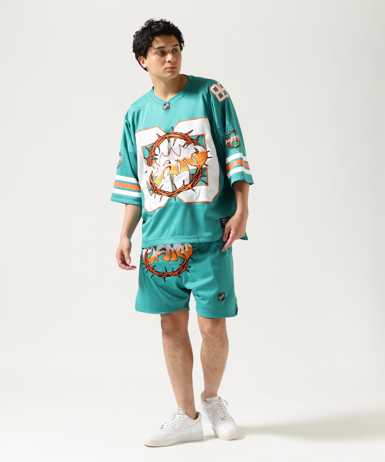 MAYO/メイヨー/THORNS EMBROIDERY GAME SHORTS