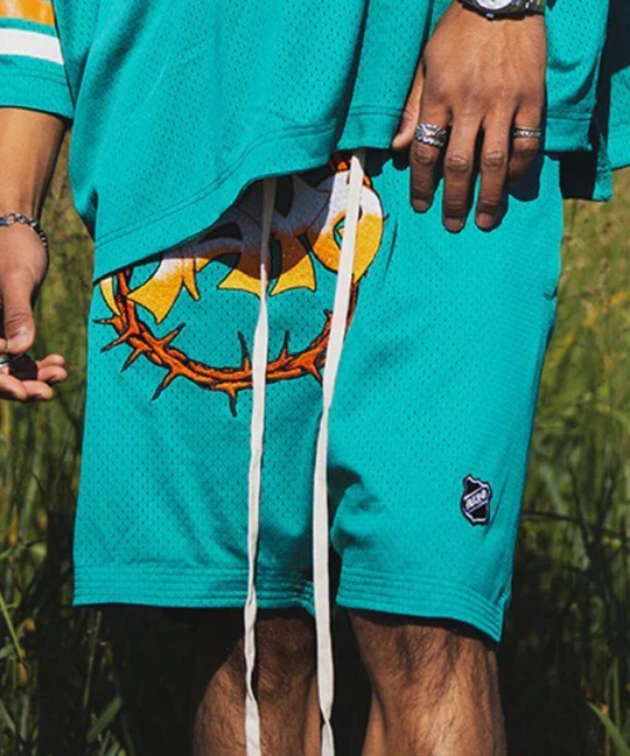 MAYO/メイヨー/THORNS EMBROIDERY GAME SHORTS