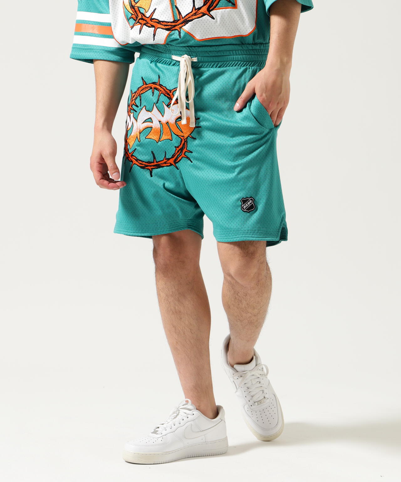 MAYO/メイヨー/THORNS EMBROIDERY GAME SHORTS