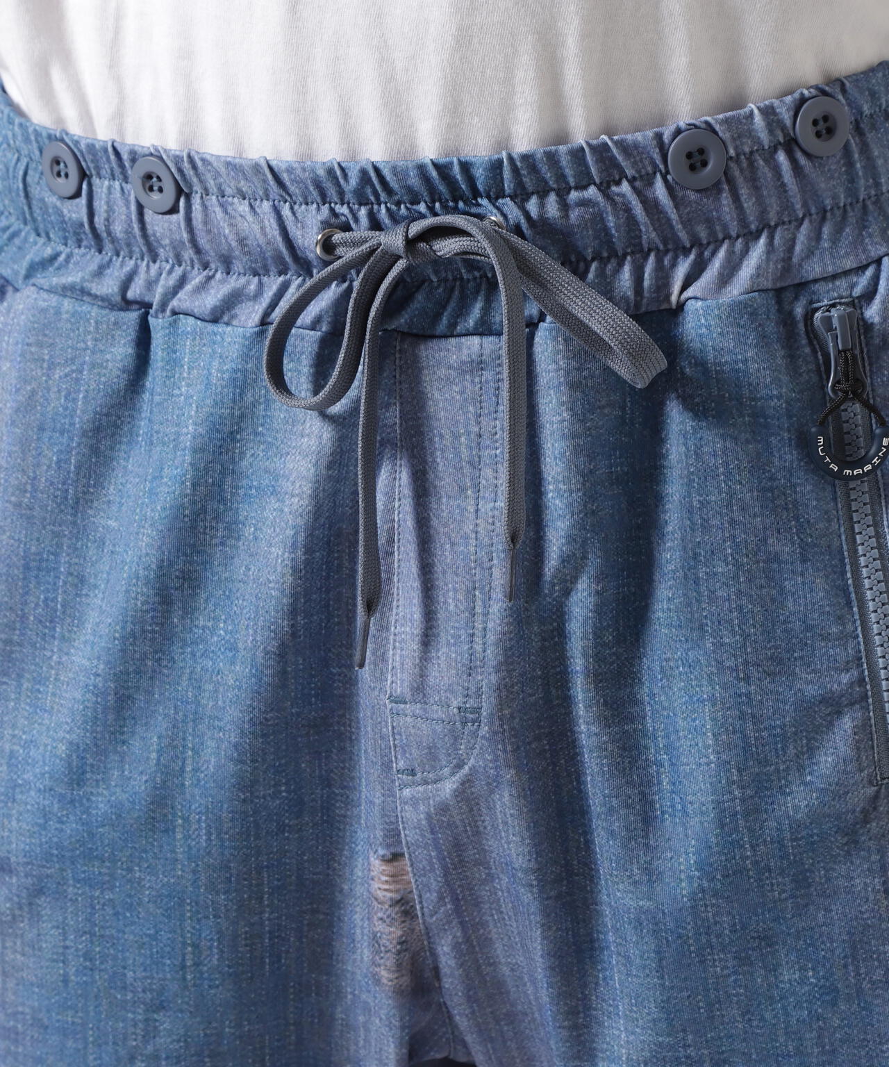 muta MARINE/ムータ マリン/DENIM PRINTED RASH PANTS