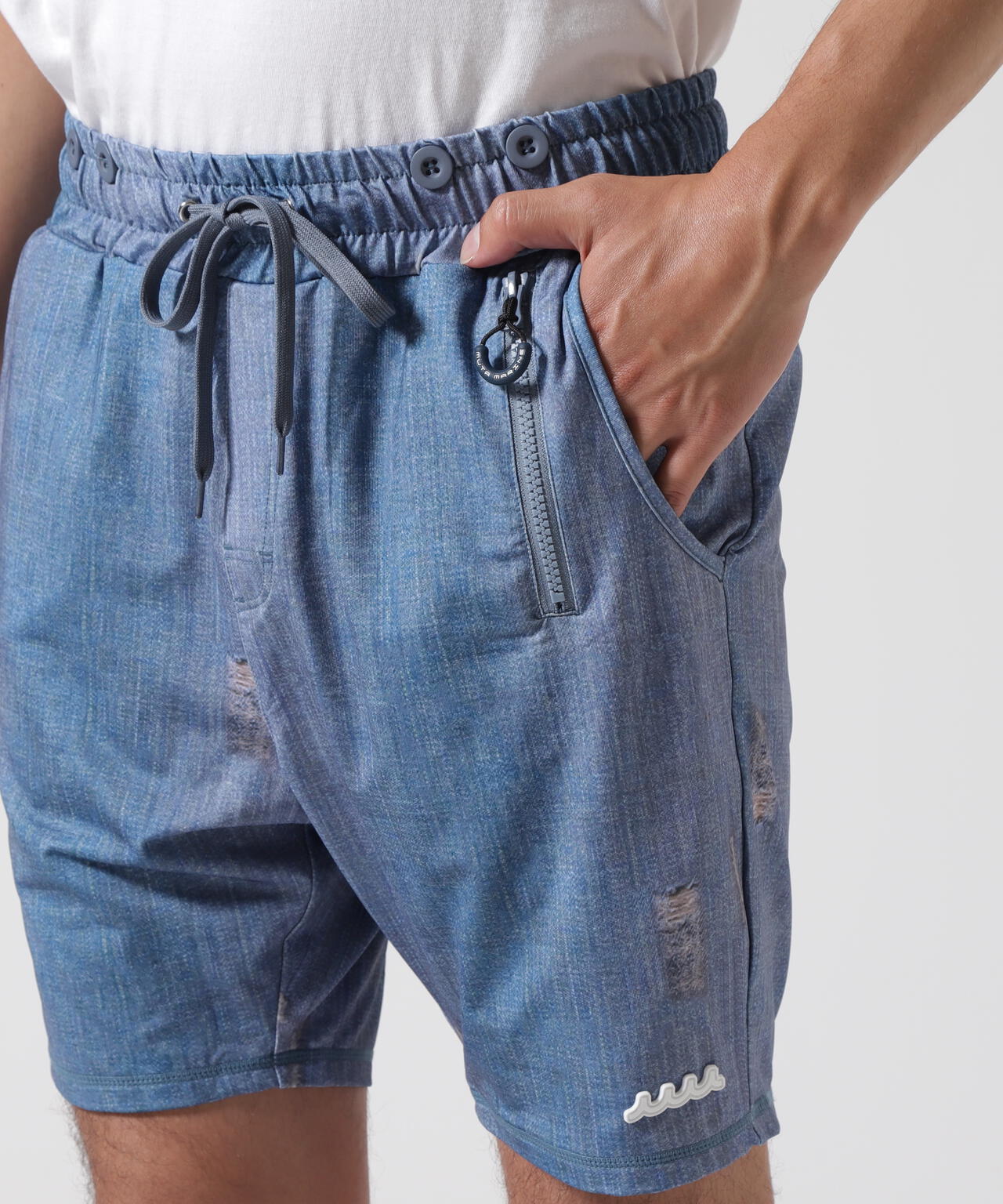 muta MARINE/ムータ マリン/DENIM PRINTED RASH PANTS