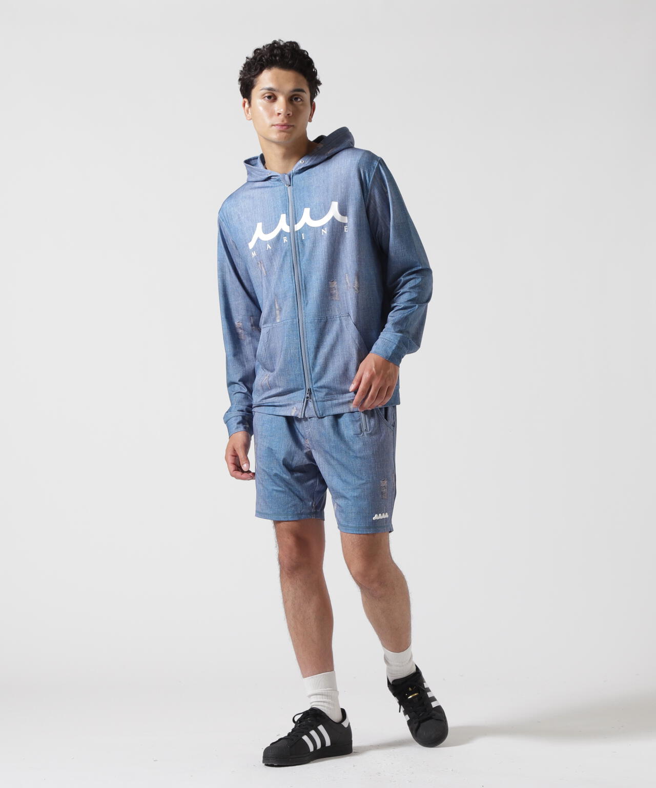 muta MARINE/ムータ マリン/DENIM PRINTED RASH PANTS