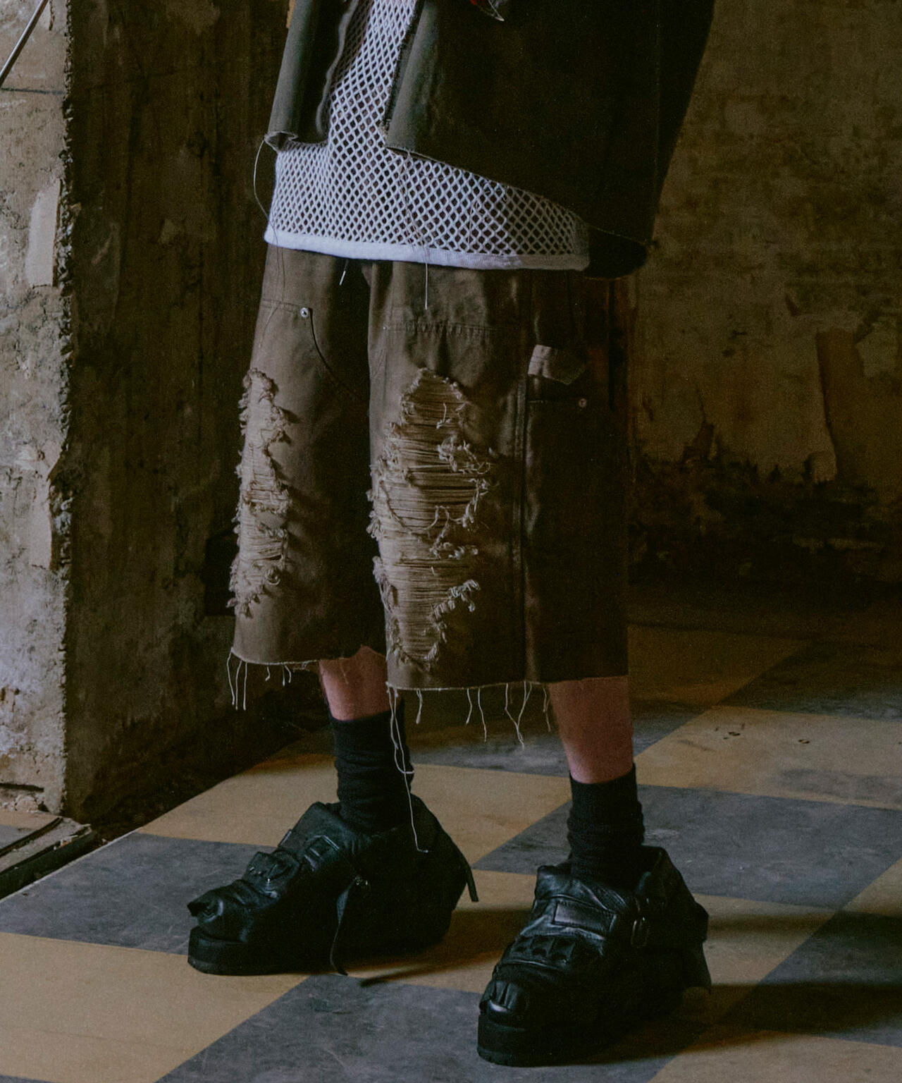 FR(13)NDS/フレンズ/DOUBLE KNEE SHORTS