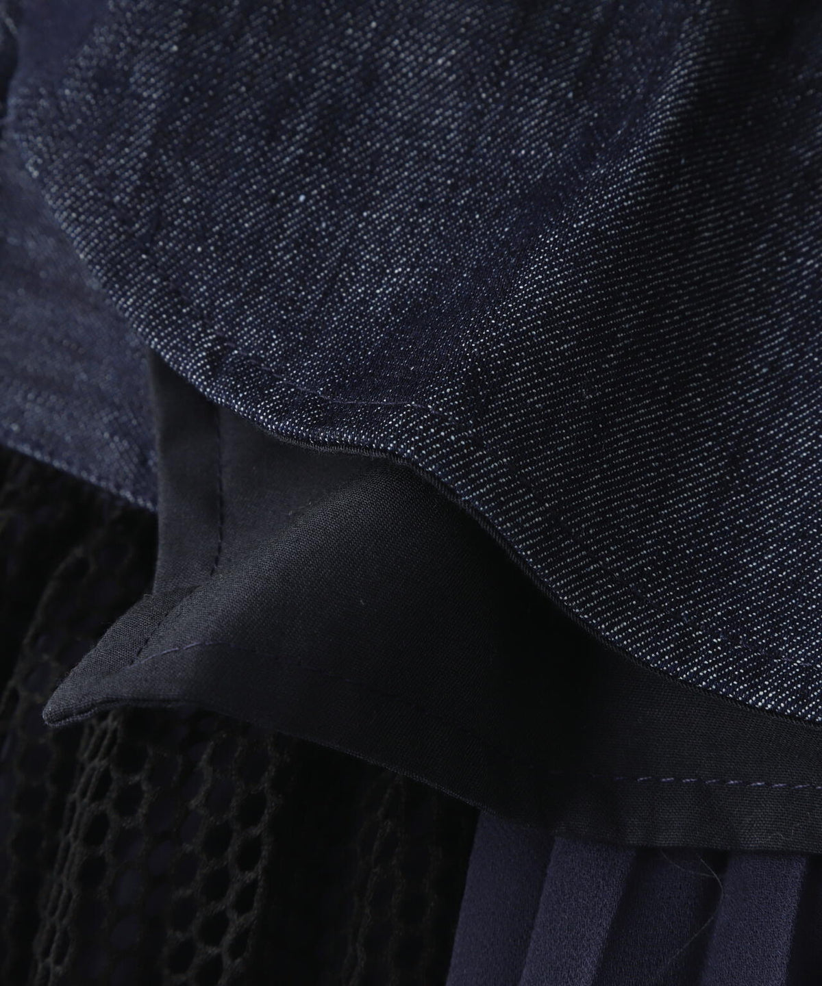 AULA AILA/アウラアイラ/DENIM COMBINATION JUMPER SKIRT