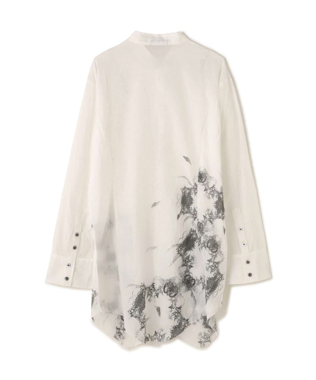 KMRii/ケムリ/別注Stand Collar Layer Shirt