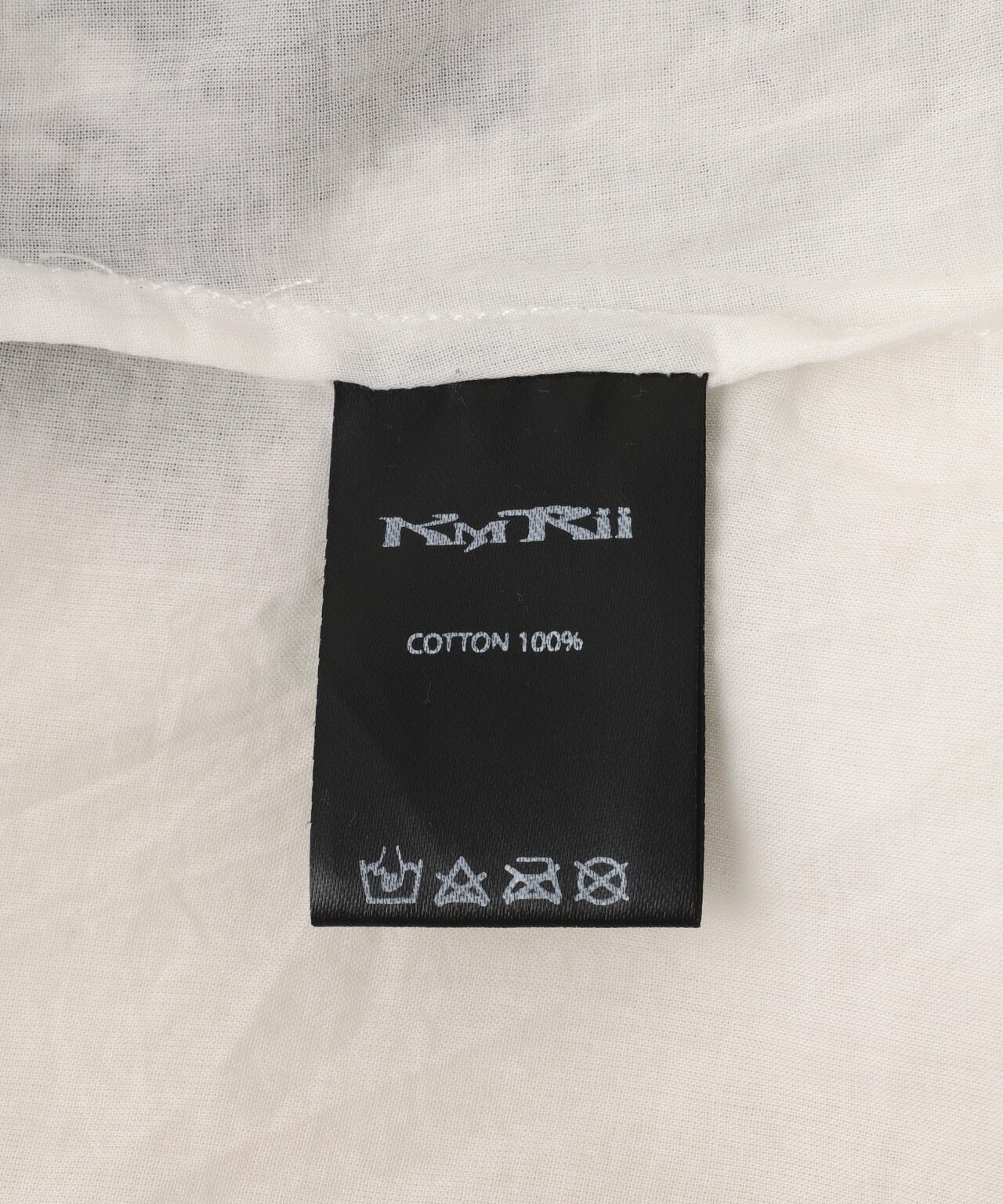 KMRii/ケムリ/別注Stand Collar Layer Shirt