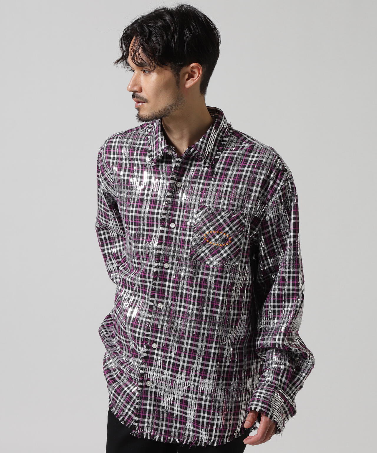AFB/エーエフビー/SPANGLE SHIRTS