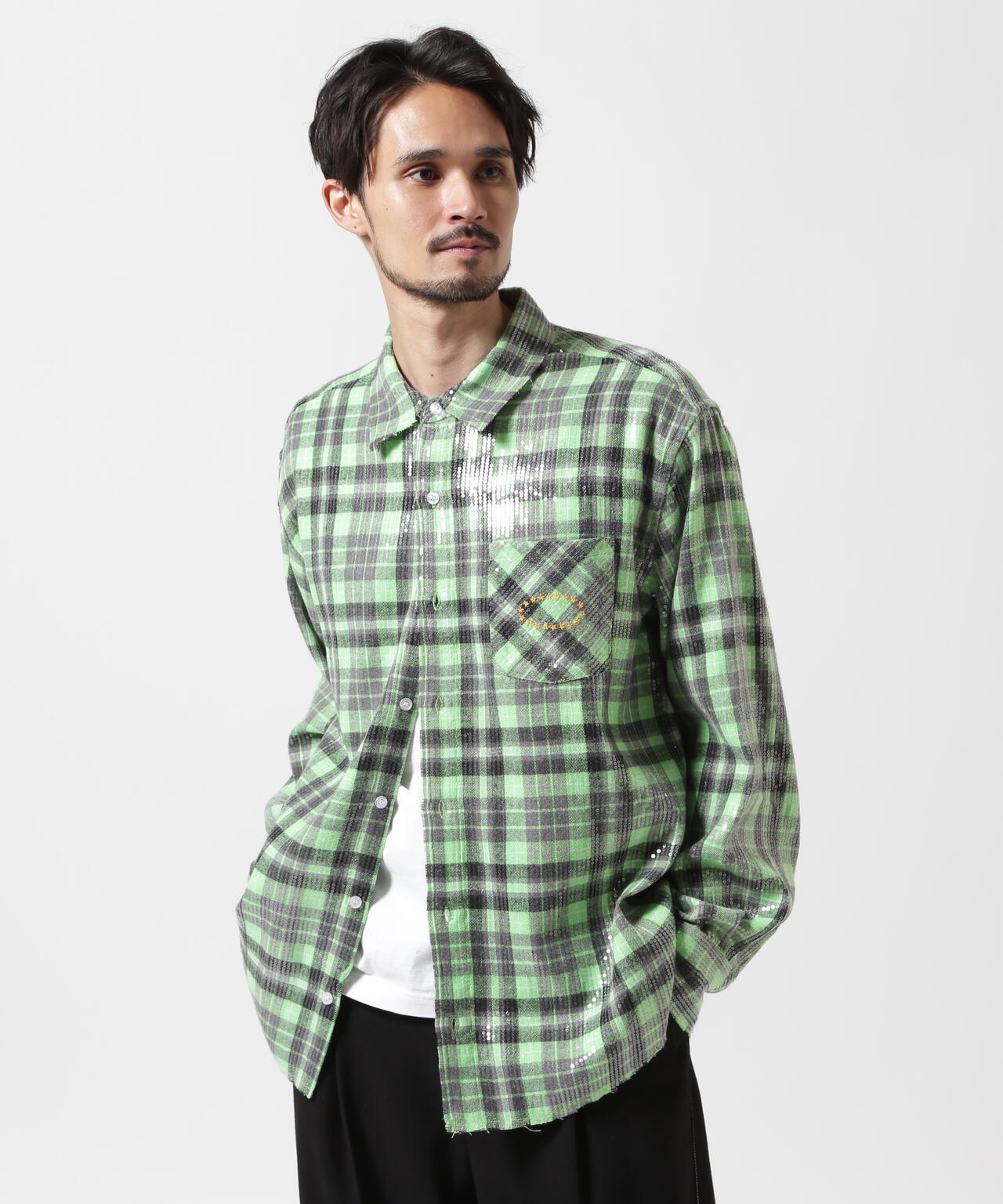 AFB/エーエフビー/SPANGLE SHIRTS