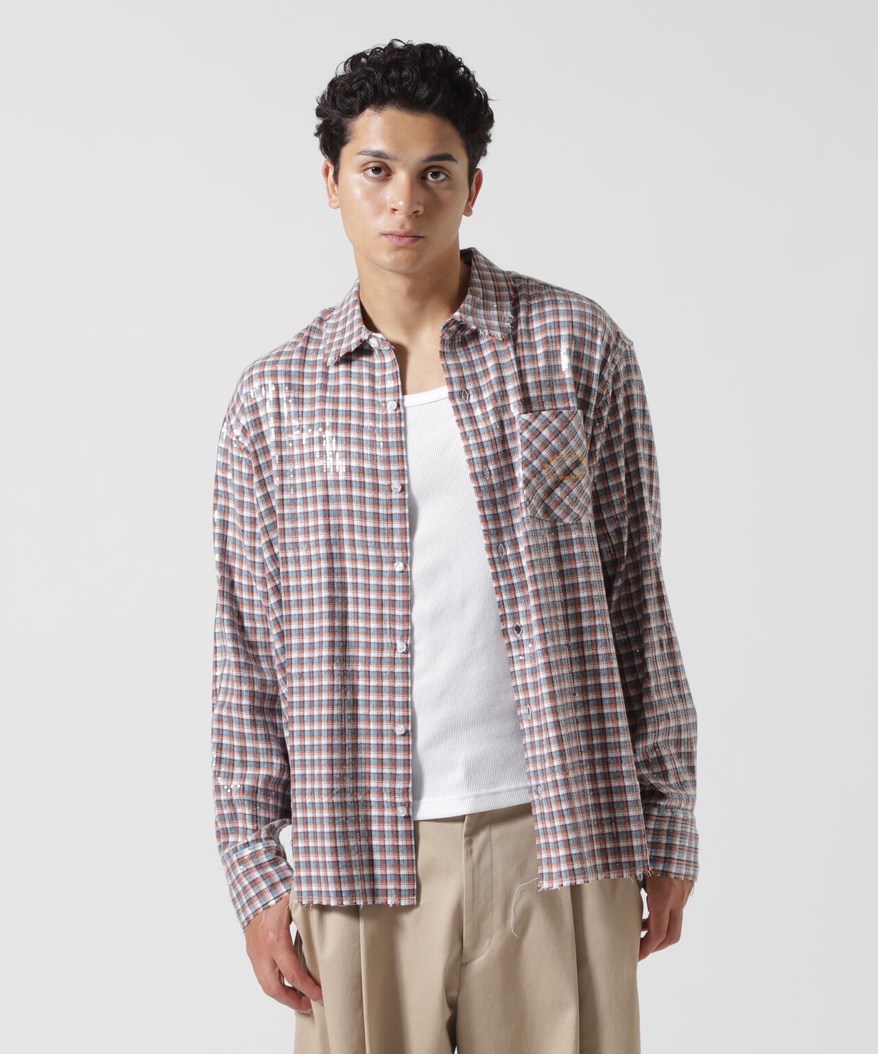 AFB/エーエフビー/SPANGLE SHIRTS