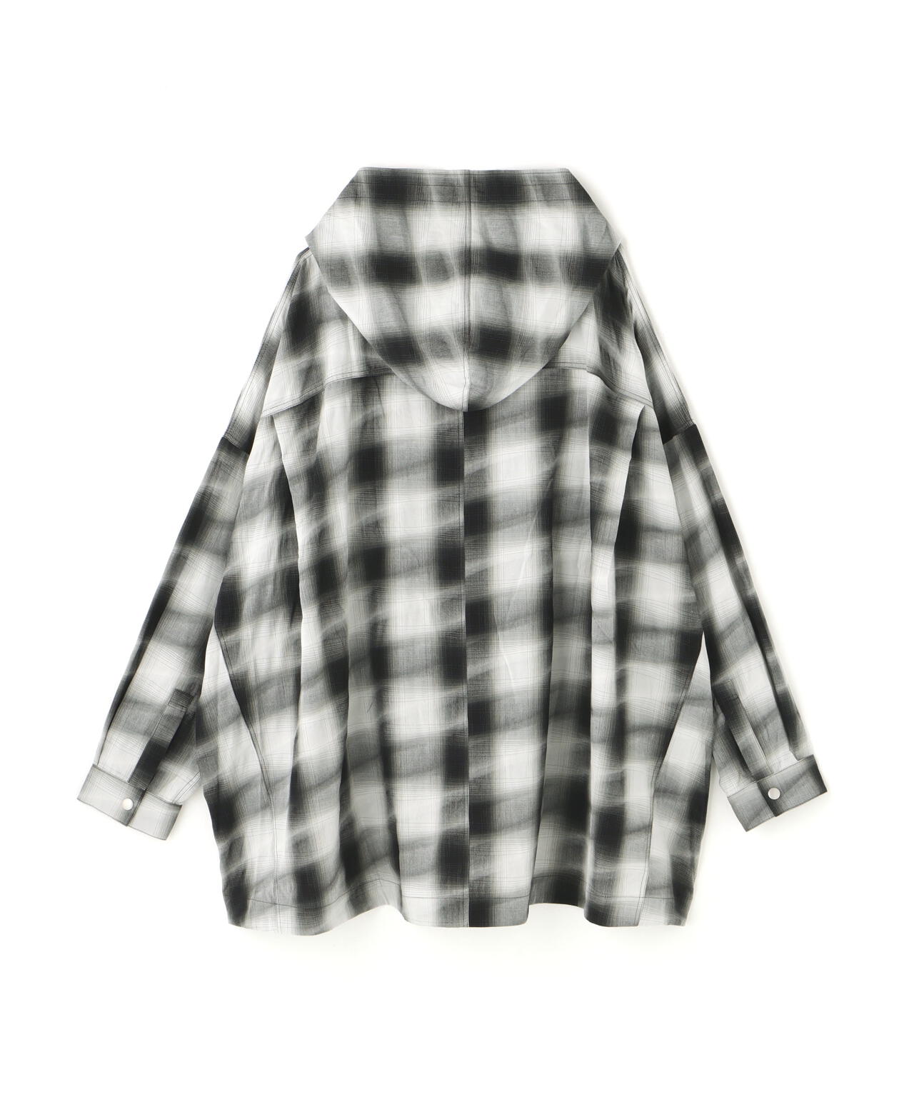 A.F ARTEFACT/エーエフアーティファクト/YOROKE CHECK HOODIE SHIRTS