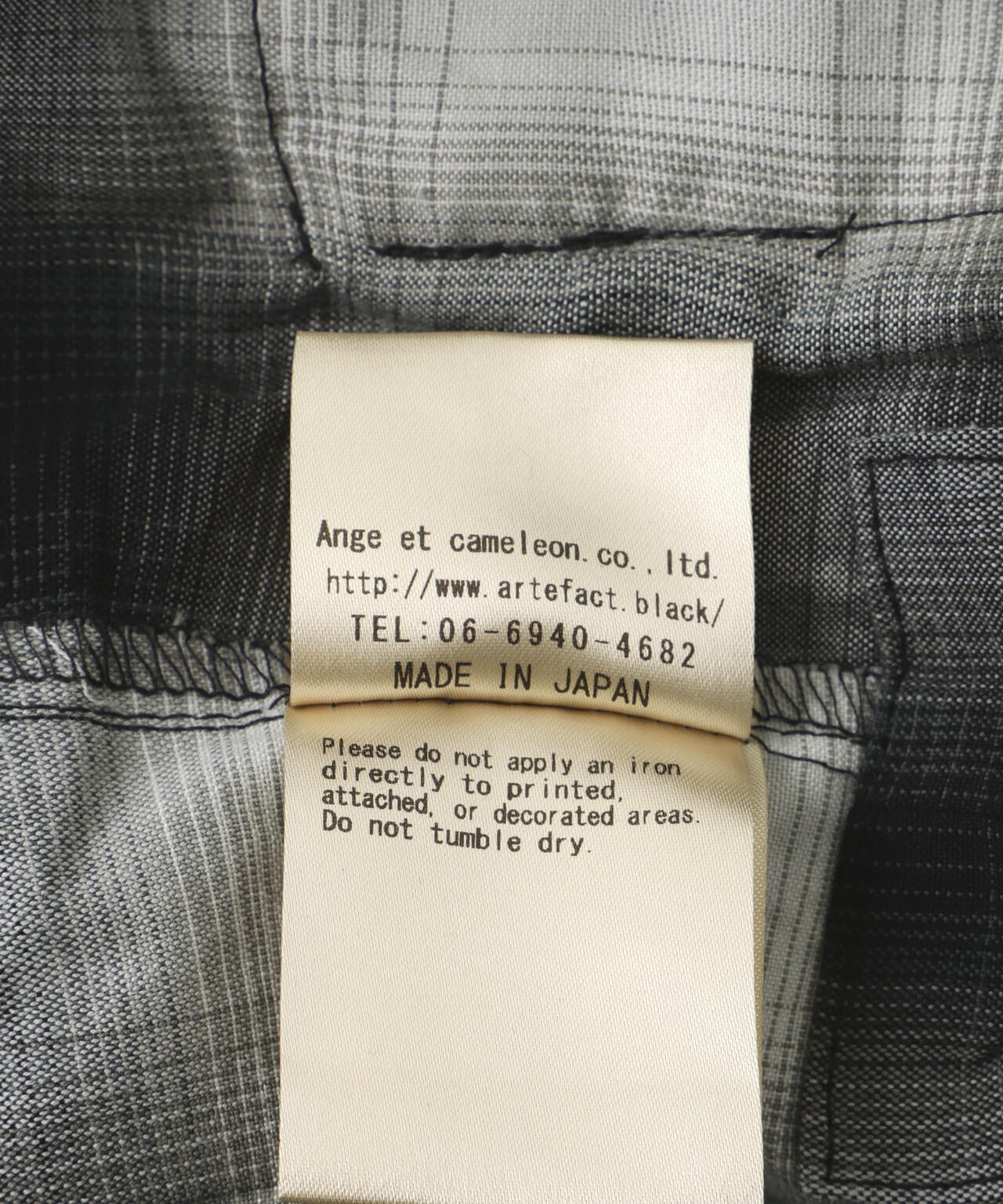 A.F ARTEFACT/エーエフアーティファクト/YOROKE CHECK HOODIE SHIRTS