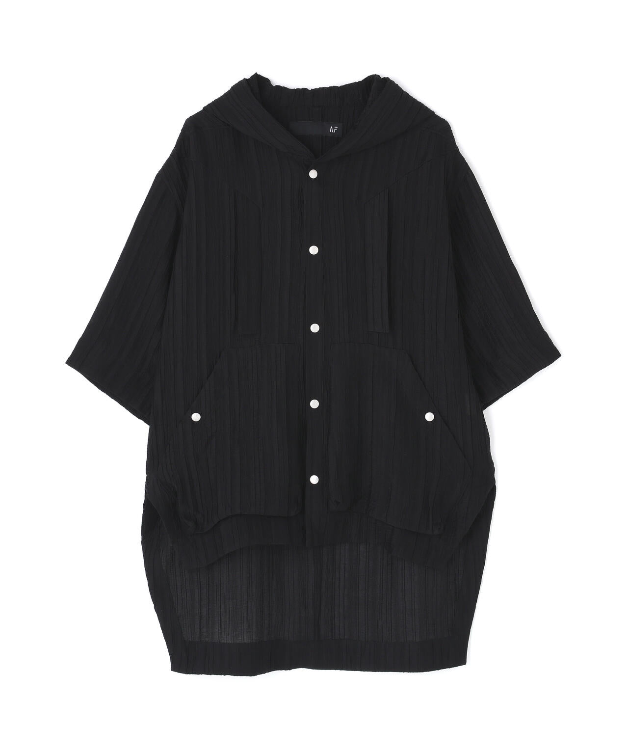 A.F ARTEFACT/エーエフ・アーティファクト/SHEER YO-RYU HOODIE SHIRT