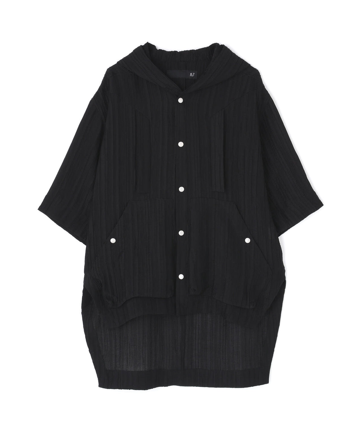A.F ARTEFACT/エーエフ・アーティファクト/SHEER YO-RYU HOODIE SHIRT