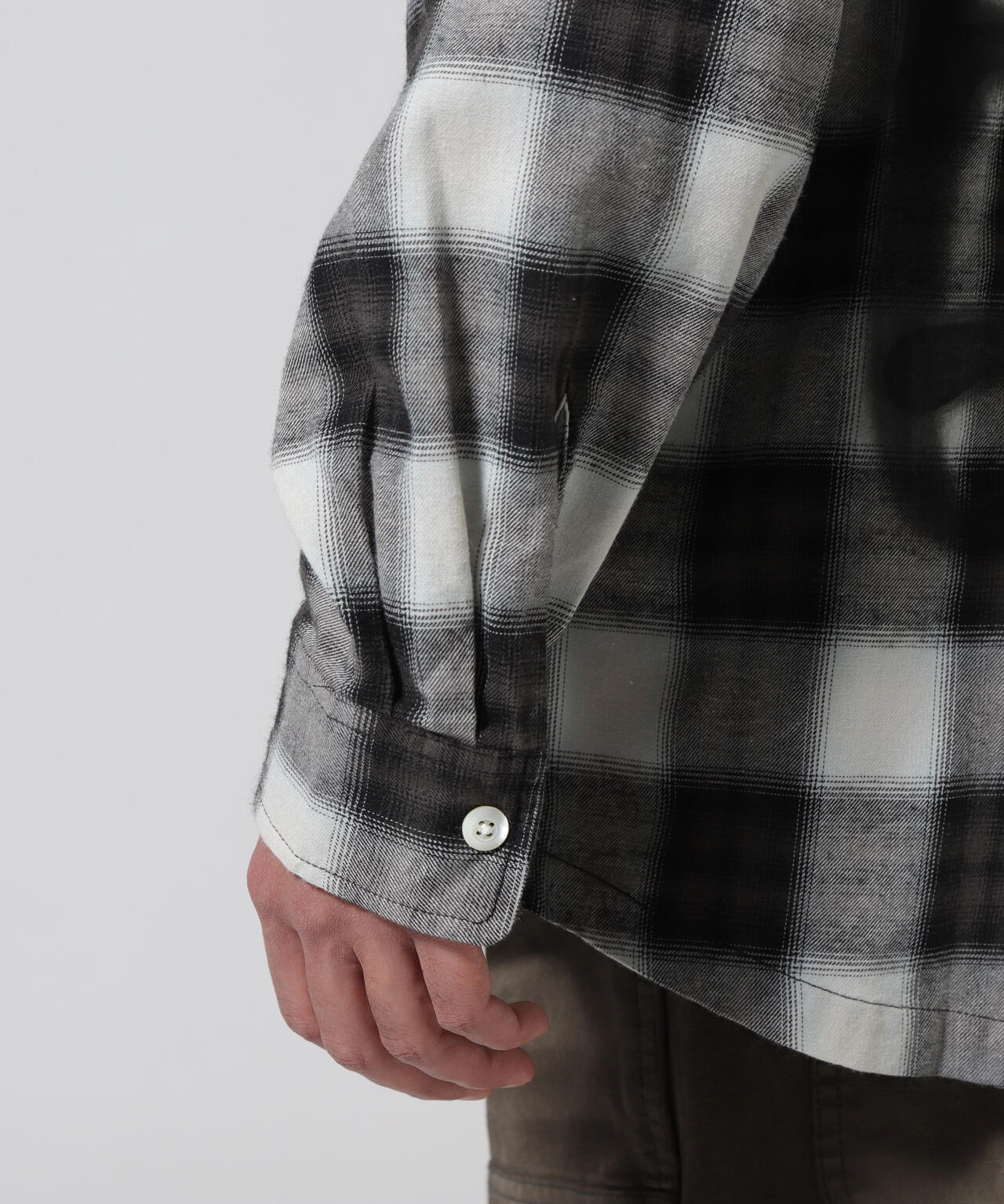 guernika/ゲルニカ/Check Shirt / Black