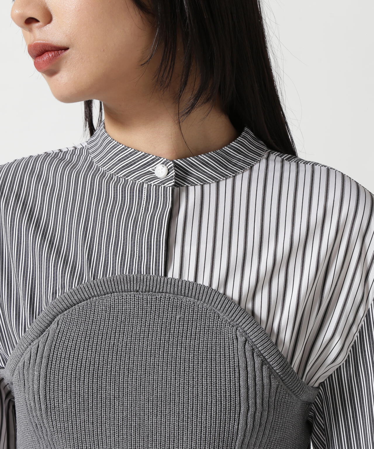 UN3D./アンスリード/KNIT BUSTIER DOCKING SH