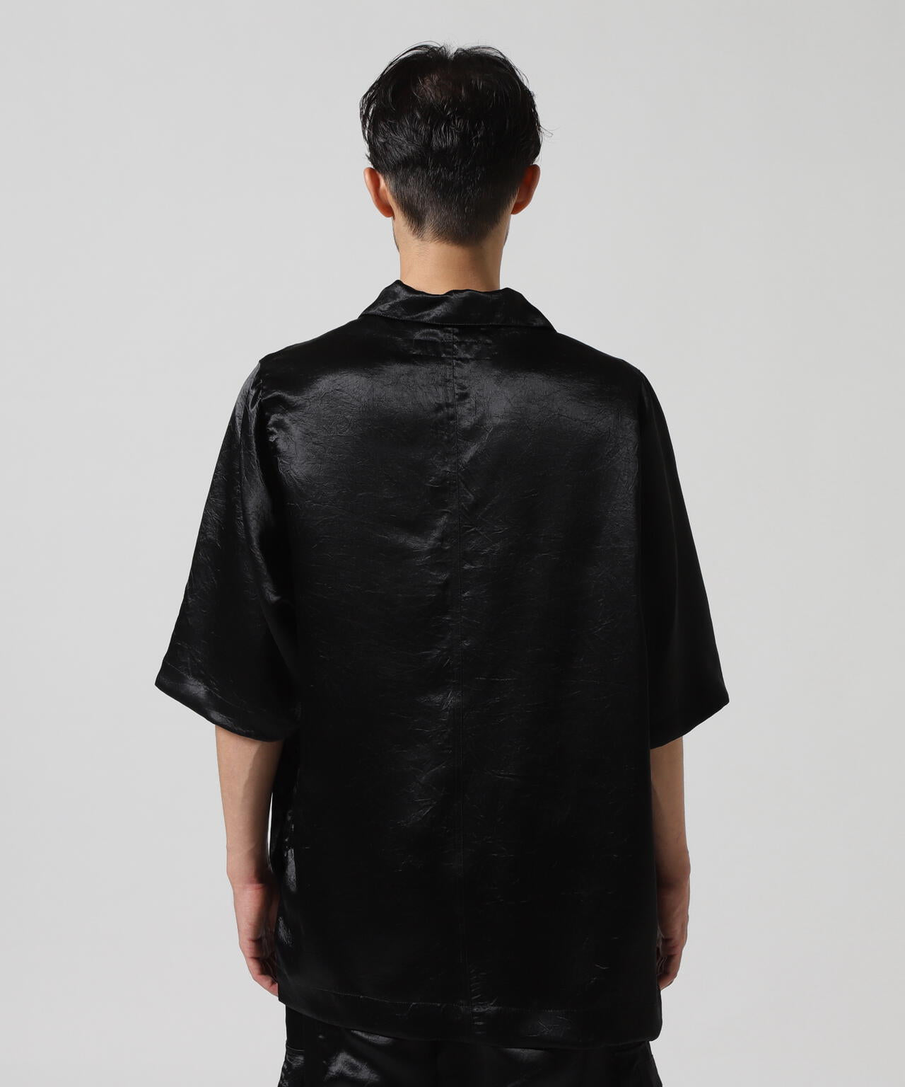A.F ARTEFACT/エーエフ・アーティファクト/SATIN HALF SLEEVE SHIRTS