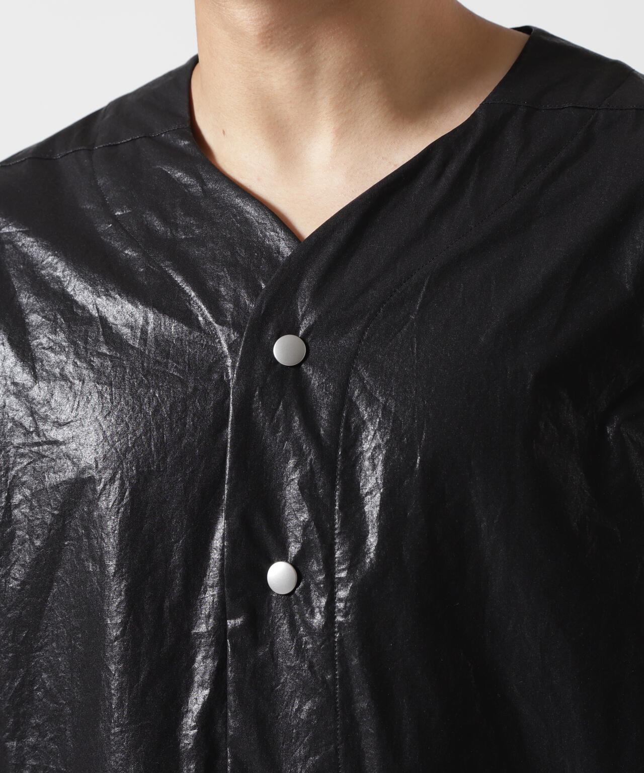 A.F ARTEFACT/エーエフ・アーティファクト/COATING BASEBALL SHIRTS