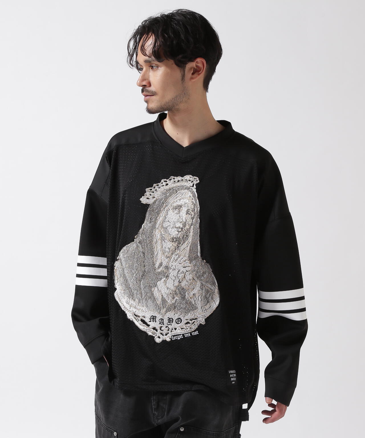 MAYO/メイヨー/MARIA EMBROIDERY GAME SHIRTS