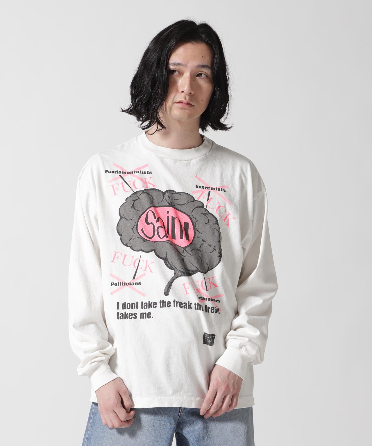 SAINT MICHAEL/セントマイケル/ LS TEE/BRAIN