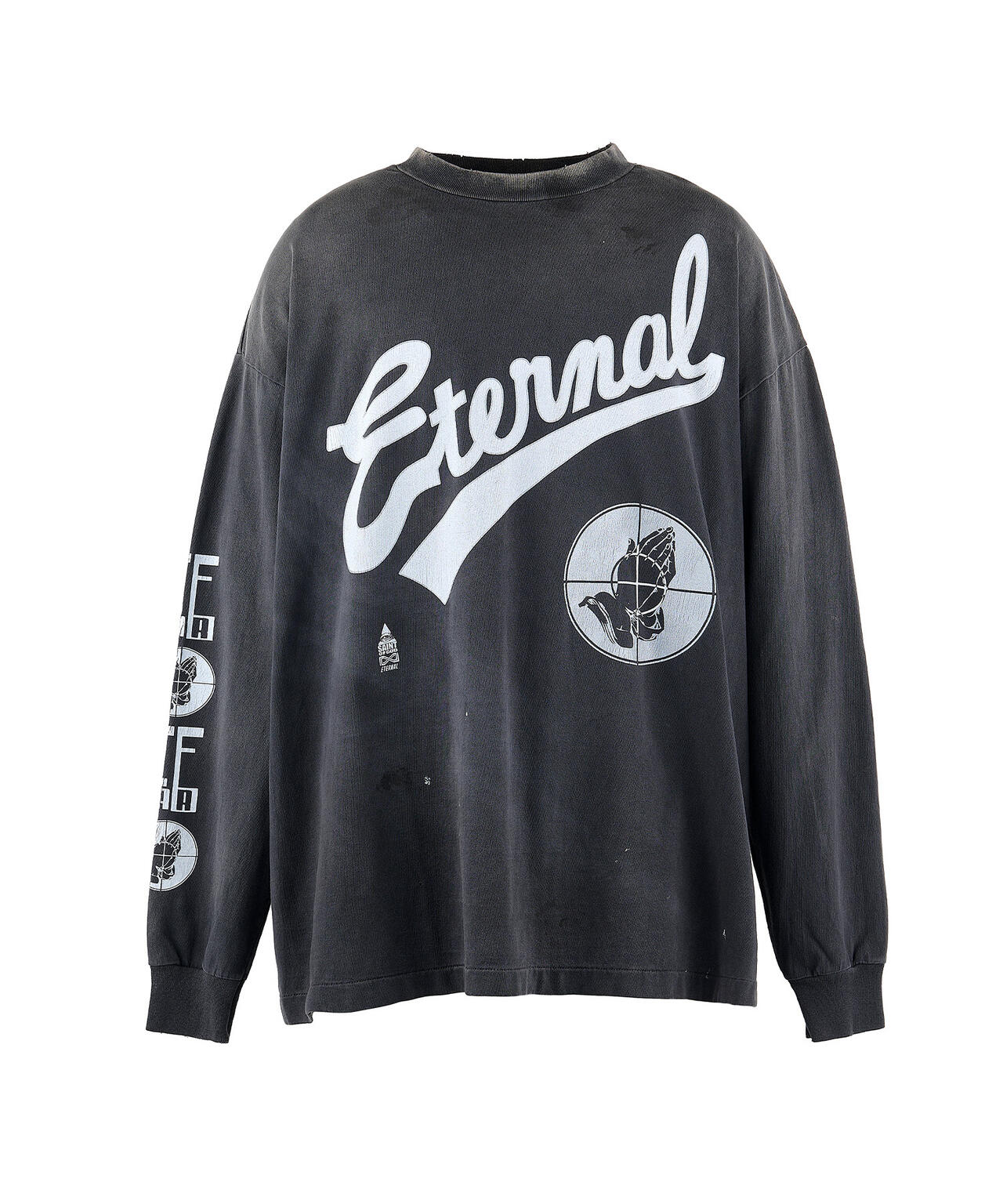 SAINT MICHAEL/セントマイケル/FG_LS TEE / SNT OF GOD / BLACK