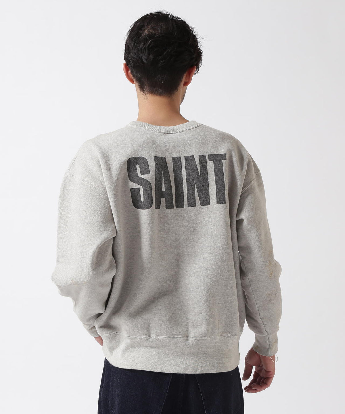 SAINT MICHAEL/セントマイケル/FRD_CREW N SWEAT/FRIENDS/GRY