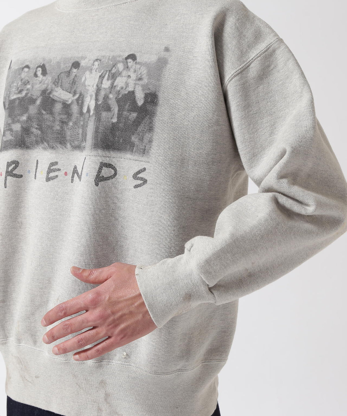 SAINT MICHAEL/セントマイケル/FRD_CREW N SWEAT/FRIENDS/GRY