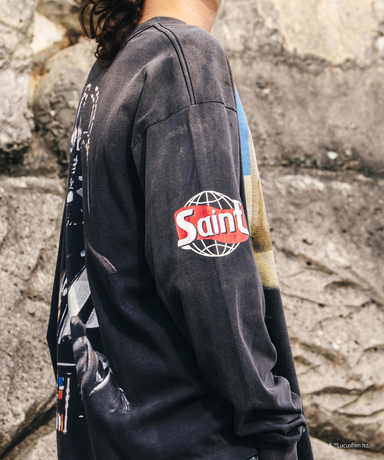 SAINT MICHAEL/セントマイケル/SW_LS TEE DARTHVADER