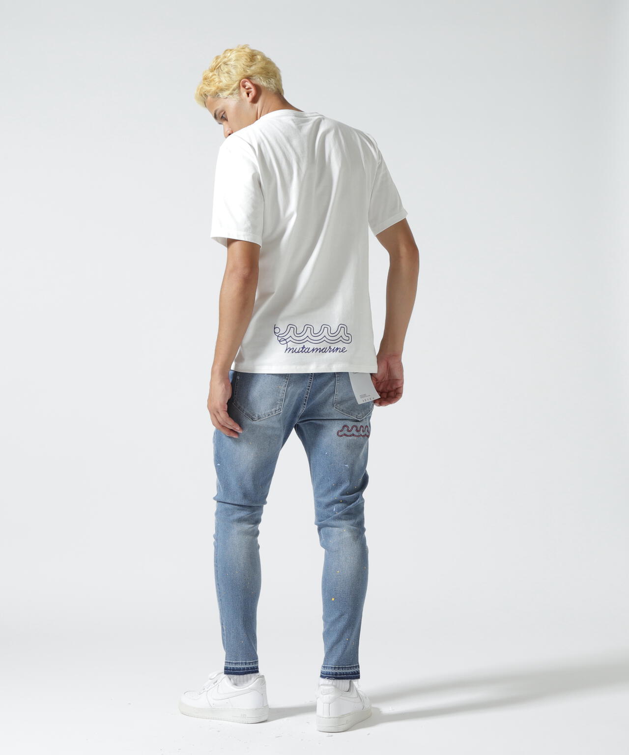 muta MARINE/ムータ マリン/別注METAL LOGO SS TEE