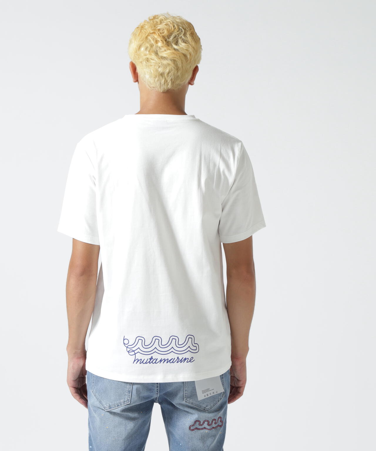 muta MARINE/ムータ マリン/別注METAL LOGO SS TEE