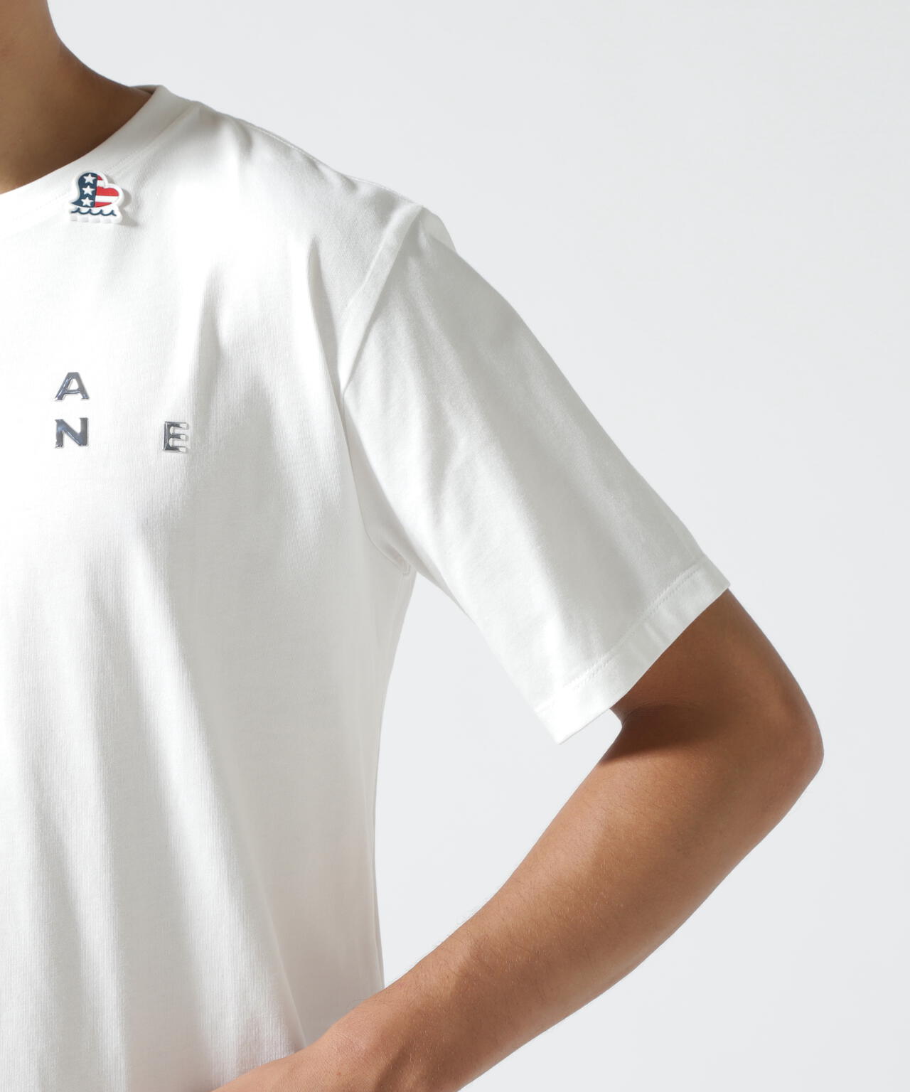 muta MARINE/ムータ マリン/別注METAL LOGO SS TEE