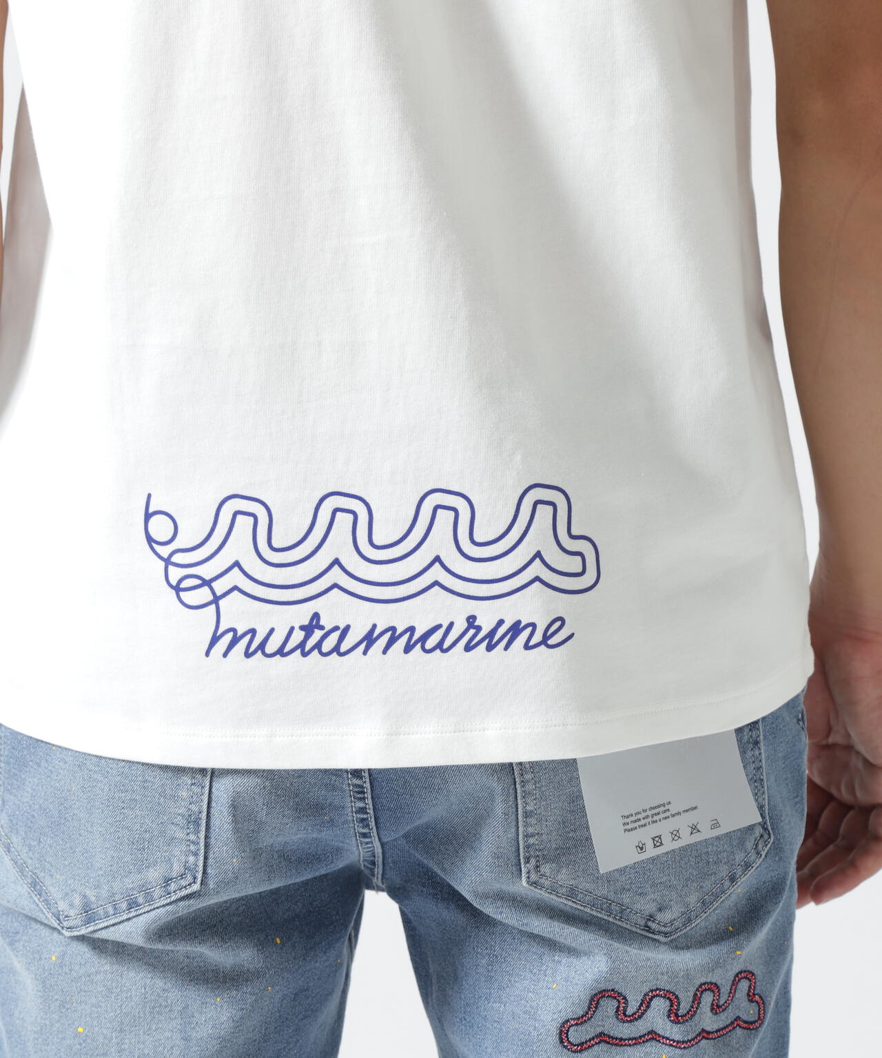 muta MARINE/ムータ マリン/別注METAL LOGO SS TEE