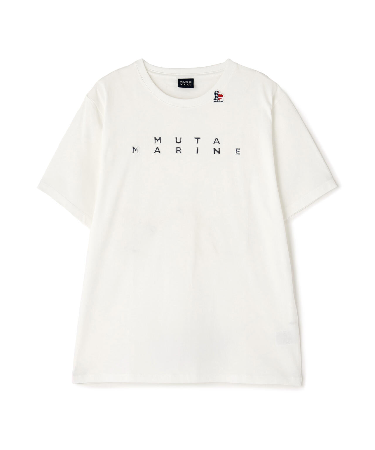 muta MARINE/ムータ マリン/別注METAL LOGO SS TEE