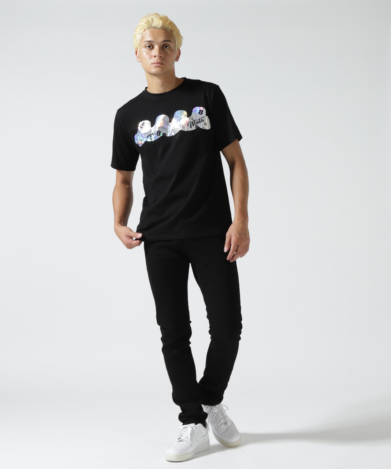muta MARINE/ムータ マリン/別注Pattern Aurora SS TEE