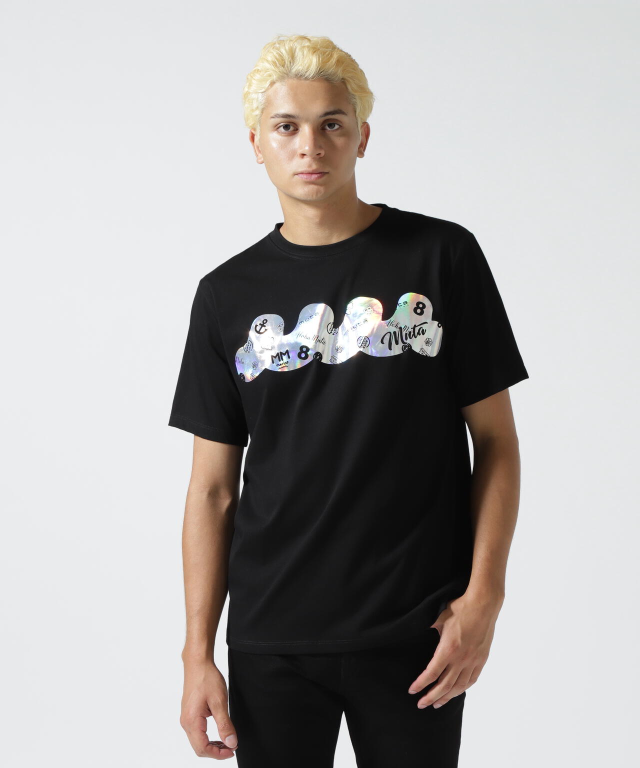 muta MARINE/ムータ マリン/別注Pattern Aurora SS TEE