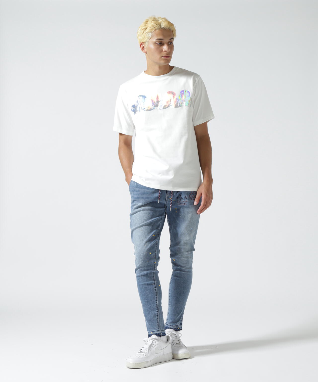 muta MARINE/ムータ マリン/別注Pattern Aurora SS TEE