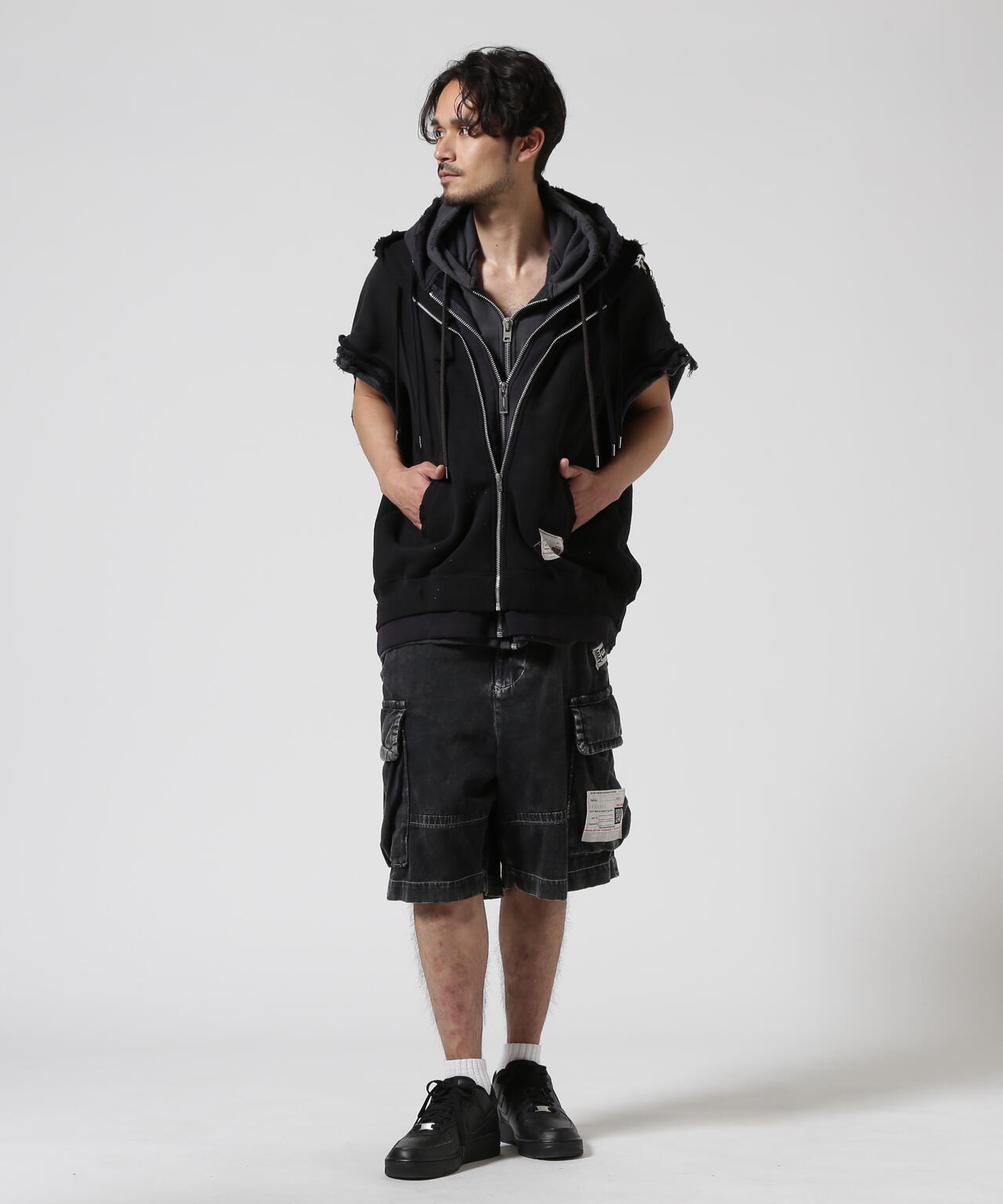 Maison MIHARAYASUHIRO/メゾン ミハラヤスヒロ/TRIPLE LAYERED NO SLEEVE PARKA