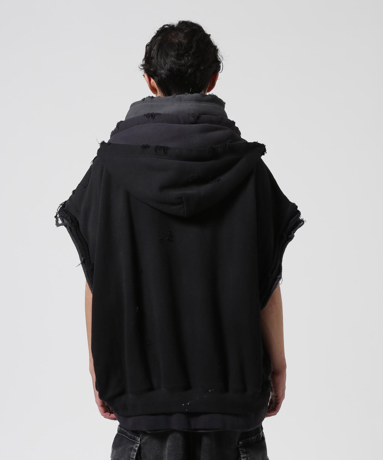 Maison MIHARAYASUHIRO/メゾン ミハラヤスヒロ/TRIPLE LAYERED NO SLEEVE PARKA