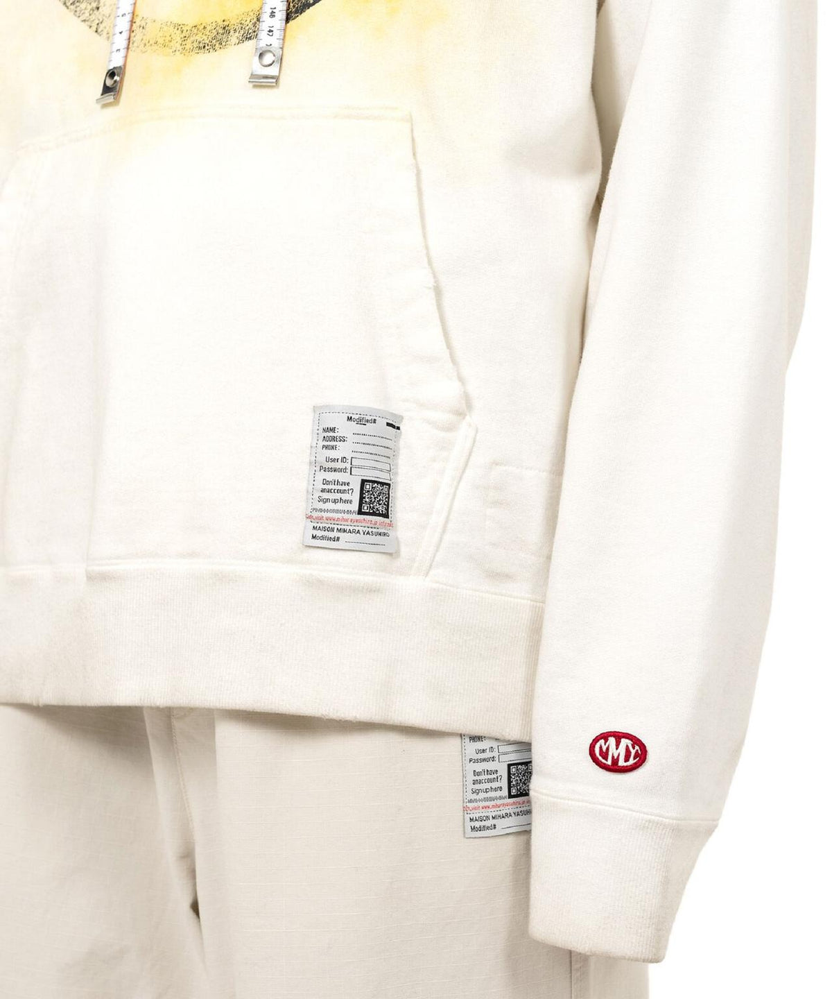 Maison MIHARAYASUHIRO/メゾン ミハラヤスヒロ/Smily Face Print Distressed Hoodie