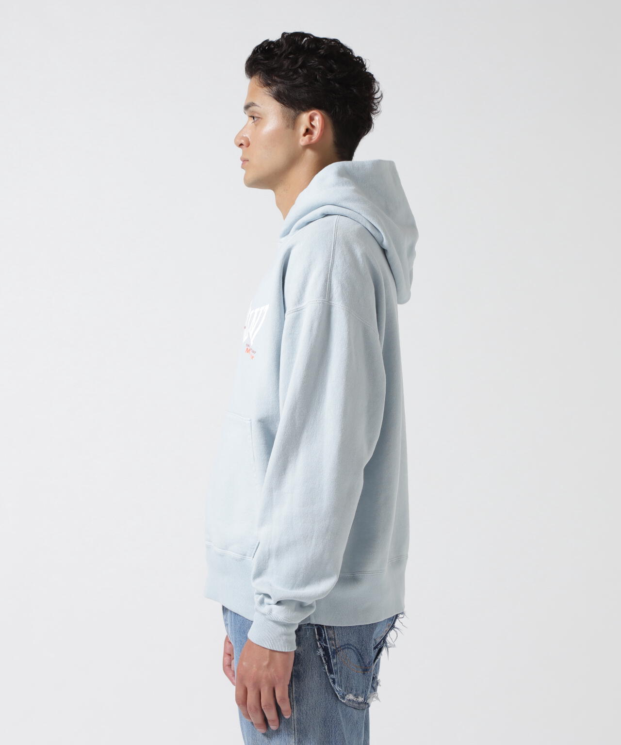 SAINT MICHAEL/セントマイケル/HOODIE RIBON SAINT BLUE