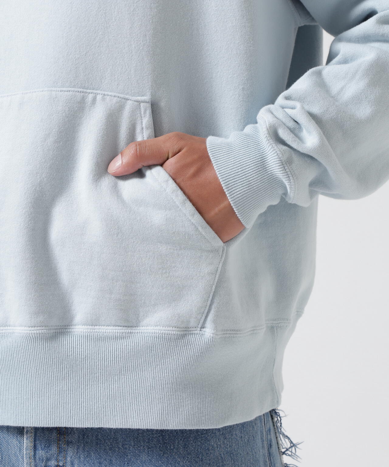 SAINT MICHAEL/セントマイケル/HOODIE RIBON SAINT BLUE