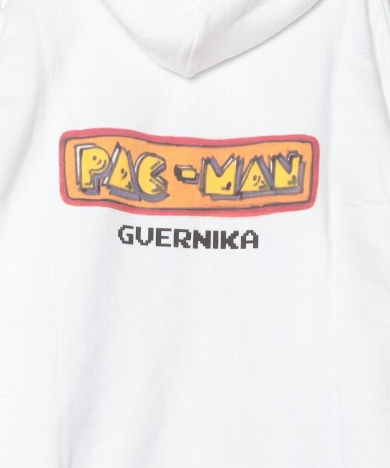 【GUERNIKA×パックマン】PAC-MAN PAINT HOODIE / GHOST
