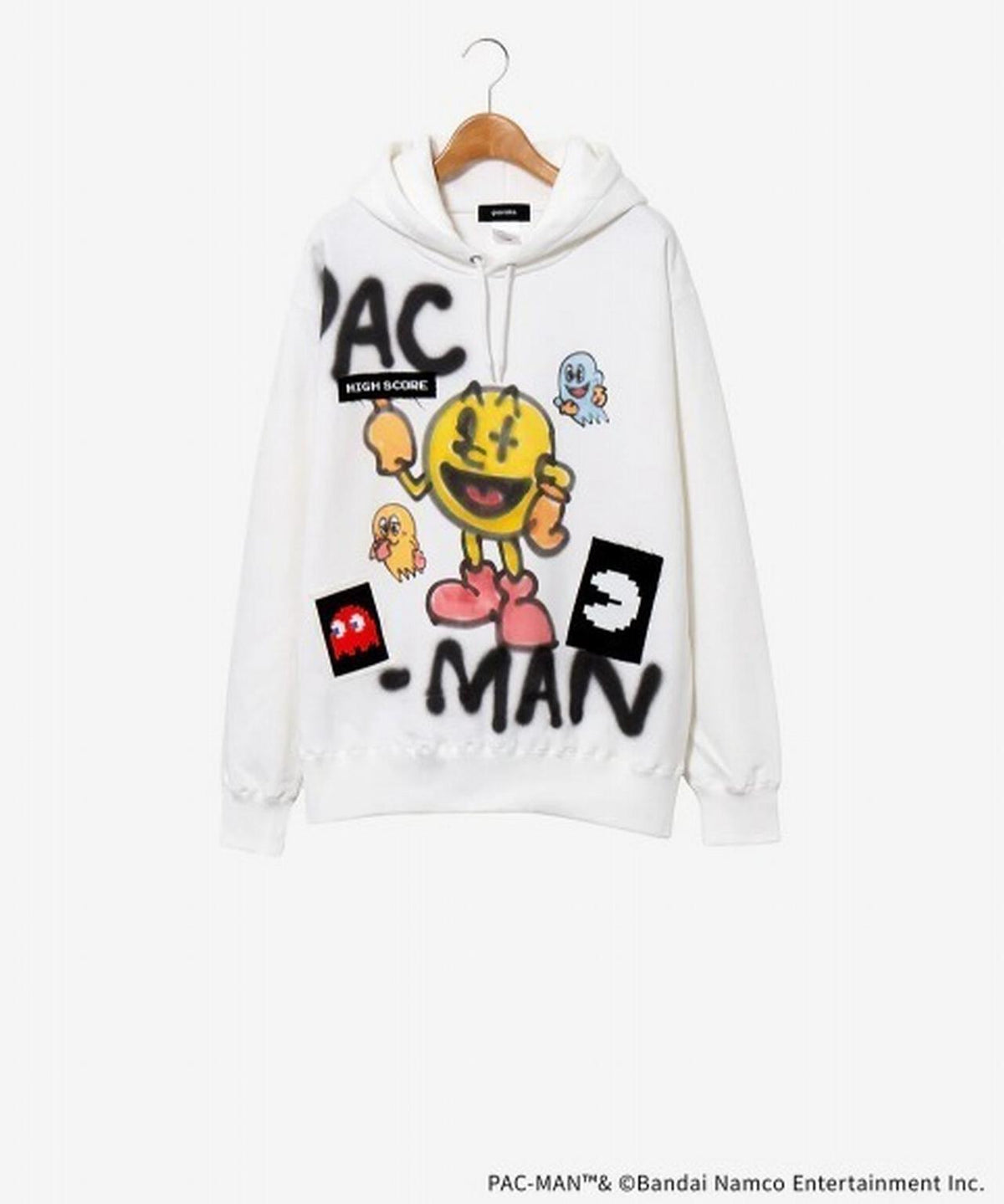 【GUERNIKA×パックマン】PAC-MAN PAINT HOODIE / PAC-MAN
