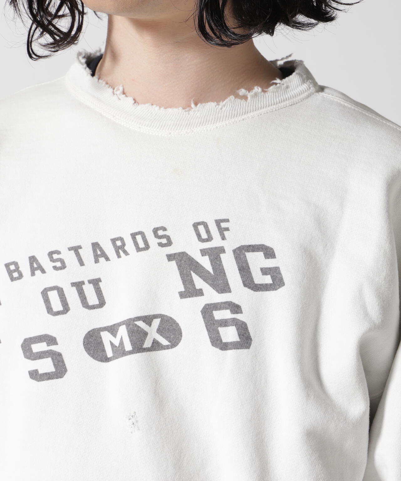 SAINT MICHAEL/セントマイケル/BJ_CREW NECK SWEAT/YOUNG